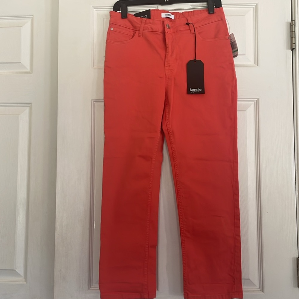 NWT Kensie Jeans - Orange 5 pocket size 8/29